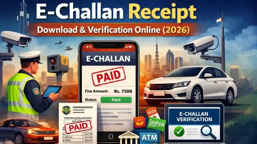 Download E-Challan Receipt Online 2026 – Verify Instantly