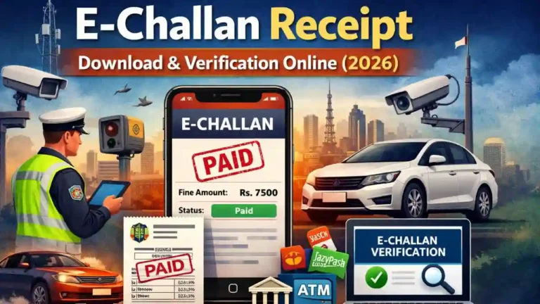 Download E-Challan Receipt Online 2026 – Verify Instantly
