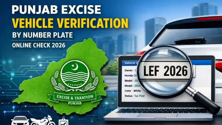 Punjab Excise Vehicle Check Online 2026 – Verify Now