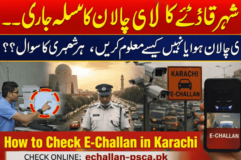 How to Easily Check E-Challan in Karachi